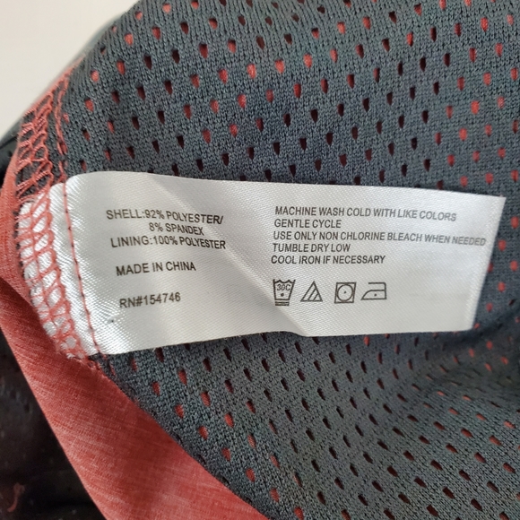 Mountain & Isles Red Hybrid Shorts Size 32 Mens Beach Hiking Outdoor Surf - Picture 5 of 6